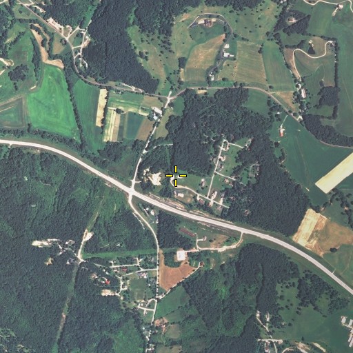 Aerial/Satellite Image of Tinsley Hill, KY