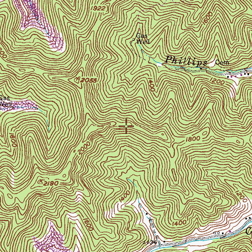 Topographic Map of Coleman Post Office (historical), KY