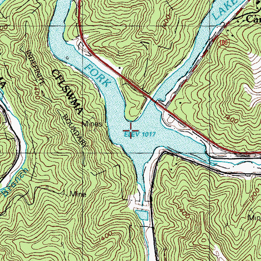 Topographic Map of Cody Bible Church Evangical Free (historical), KY