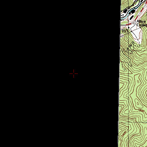Topographic Map of High Rock Post Office (historical), KY