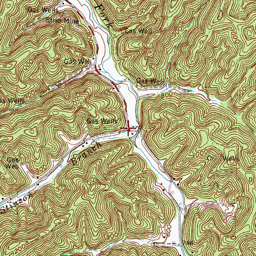 Topographic Map of Brack Adkins School (historical), KY