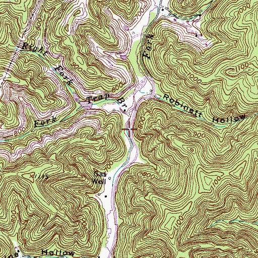 Topographic Map of Blackburn School (historical), KY