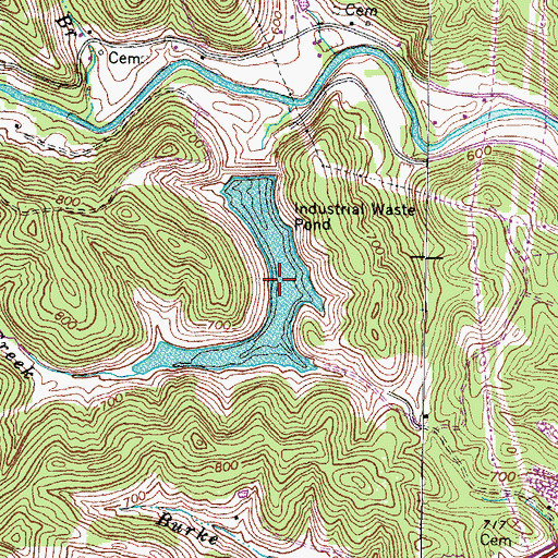 Topographic Map of Horseford School (historical), KY