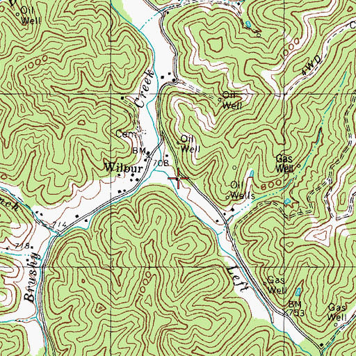 Topographic Map of Wilbur School (historical), KY