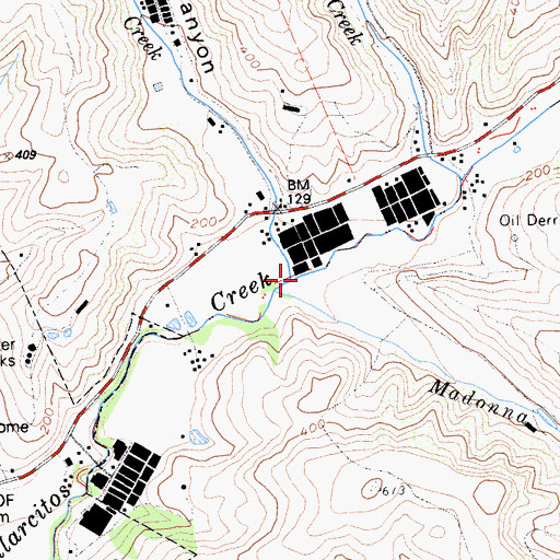 Topographic Map of Digges Canyon, CA
