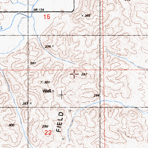 Topographic Map of Dunnigan Hills, CA