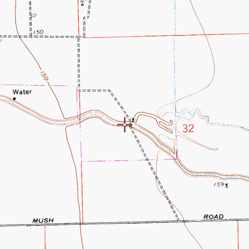 Topographic Map of Dutchman Creek, CA