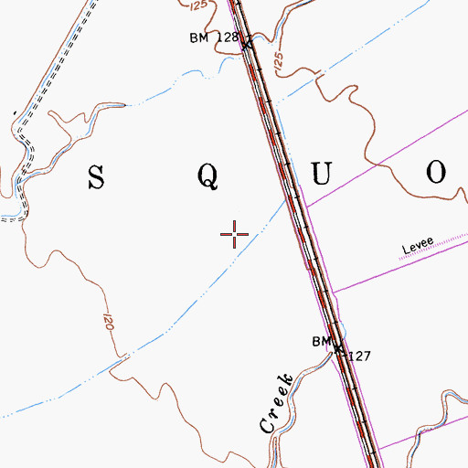 Topographic Map of Esquon, CA