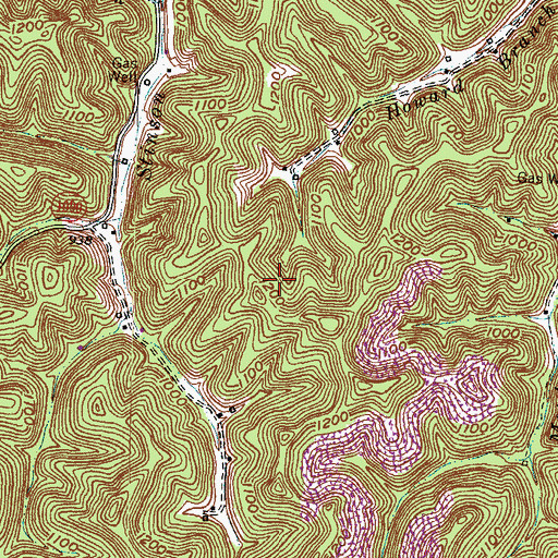 Topographic Map of Licking River Missionary Baptist Church, KY