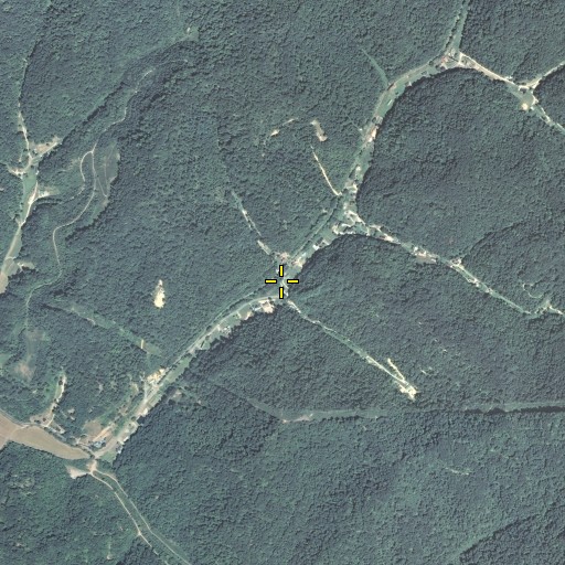 Aerial/Satellite Image of Marshallville Post Office (historical), KY