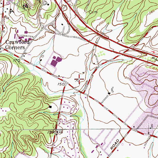 Topographic Map of Bob Roggy Field, NJ