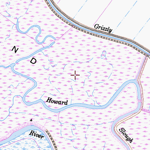 Topographic Map of Hammond Island, CA