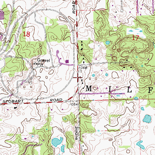 Topographic Map of West Highland Christian Academy, MI