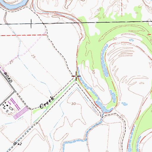 Topographic Map of Hospital Creek, CA