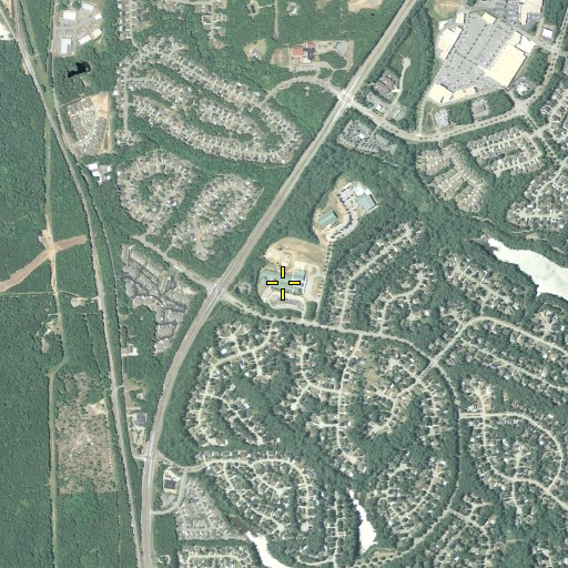 Aerial/Satellite Image of Kedron Elementary School, GA