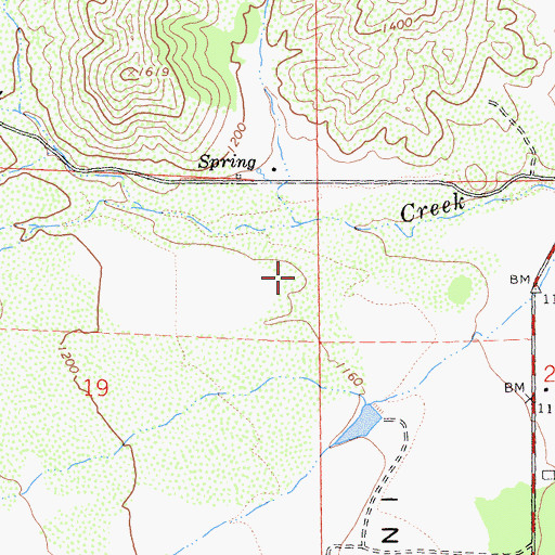 Topographic Map of Indian Valley, CA