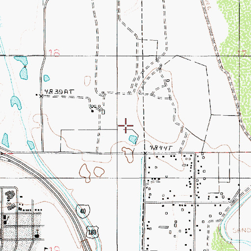 Topographic Map of North Park Plaza Shopping Center, AZ