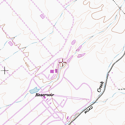Topographic Map of Johnson Canyon, CA