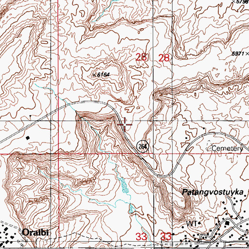 Topographic Map of Old Orchard Picnic Ground, AZ