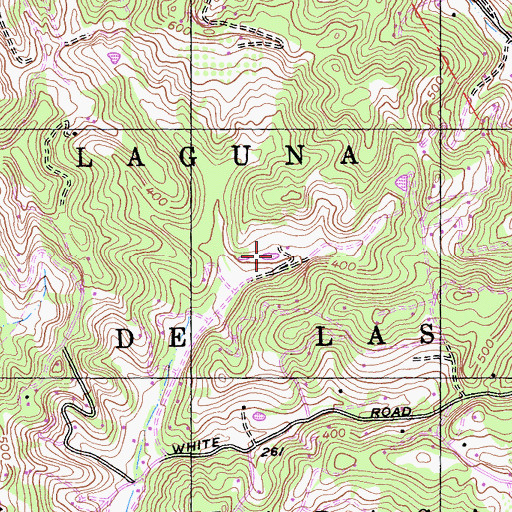 Topographic Map of Laguna De Las Calabasas, CA