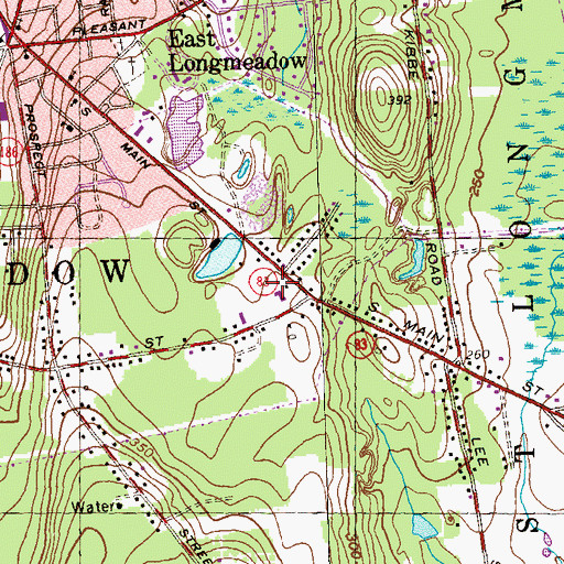 Topographic Map of Montessori Children's Corner, MA