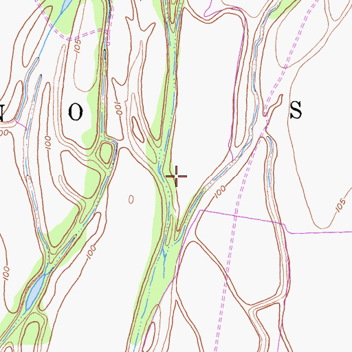 Topographic Map of Llano Seco, CA