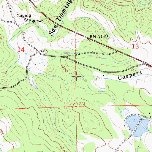 Topographic Map of Lone Gulch, CA