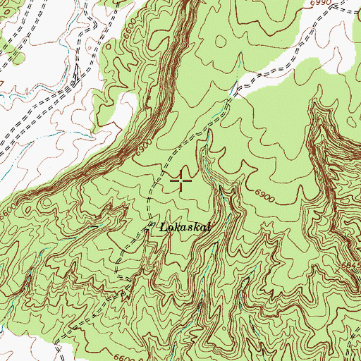 Topographic Map of Ramhead Tank, AZ