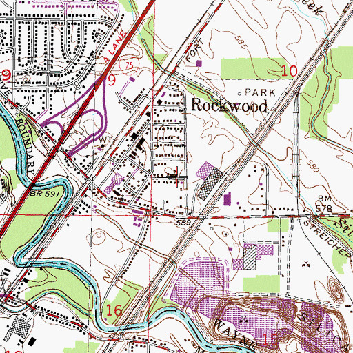 Topographic Map of Gibraltar Early Child Education Center, MI
