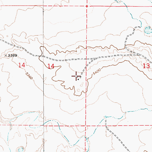 Topographic Map of Shipolovi Community Building, AZ