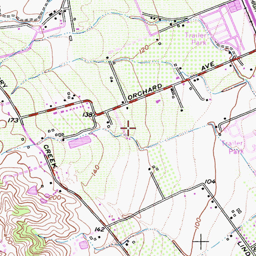 Topographic Map of Napa, CA