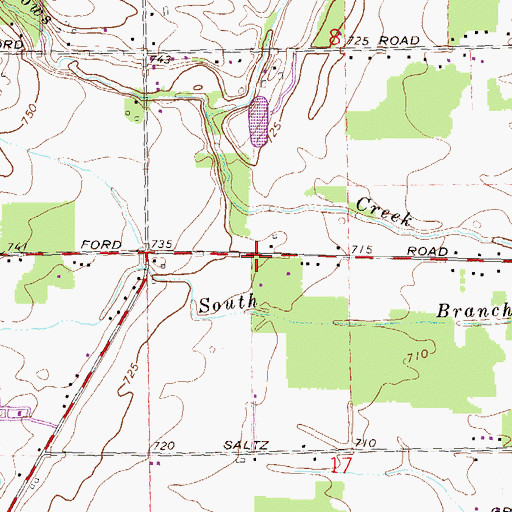 Topographic Map of Canton Charter Academy, MI