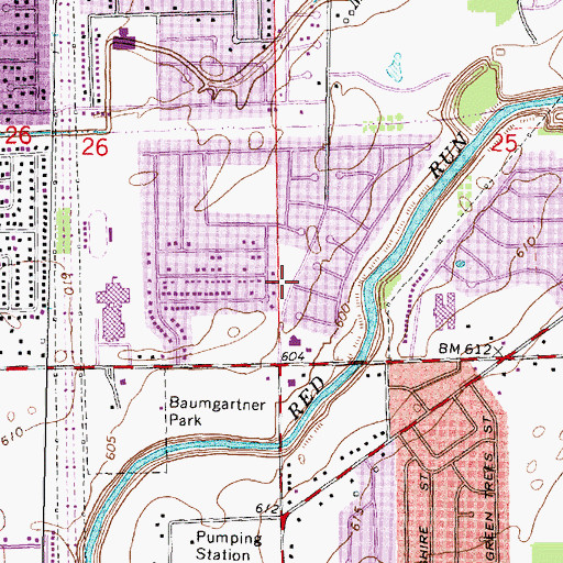 Topographic Map of Complete Family Care, MI