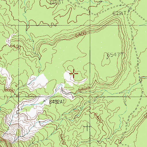Topographic Map of The Ramp, AZ