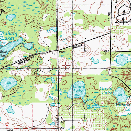 Topographic Map of Oakview Middle School, MI