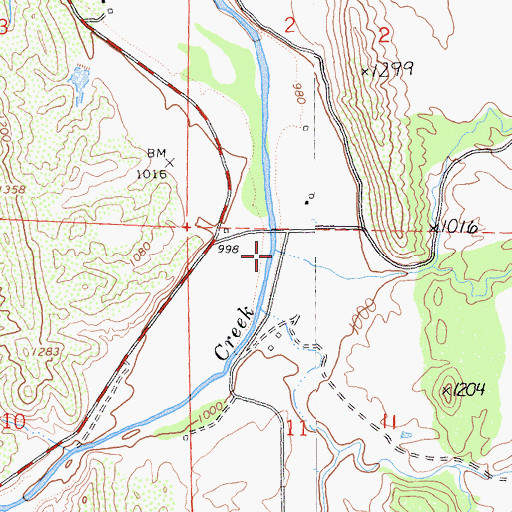 Topographic Map of Pigeon Creek, CA