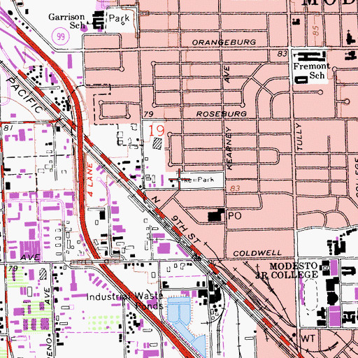 Topographic Map of Pike Park, CA