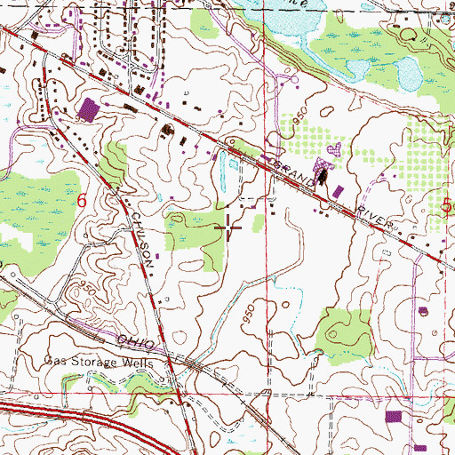 Topographic Map of Howell Internal Medicine Building, MI