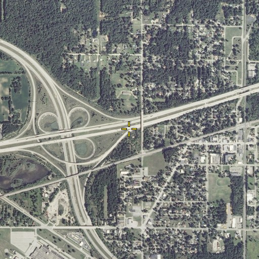 Aerial/Satellite Image of Interchange 194B, MI