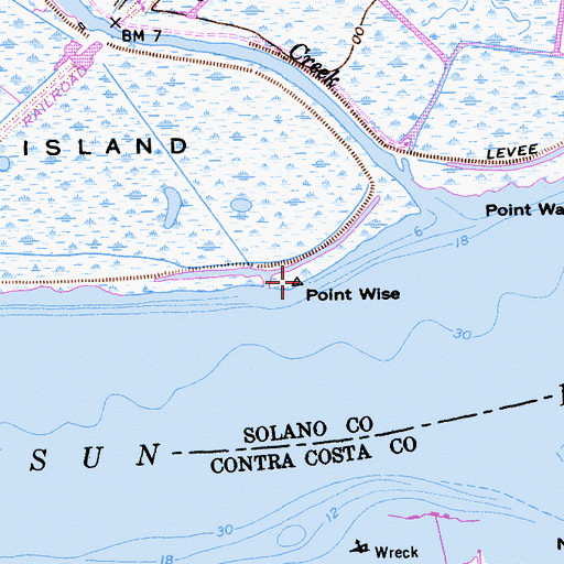Topographic Map of Point Wise, CA