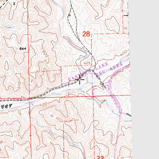 Topographic Map of Raynor Creek, CA