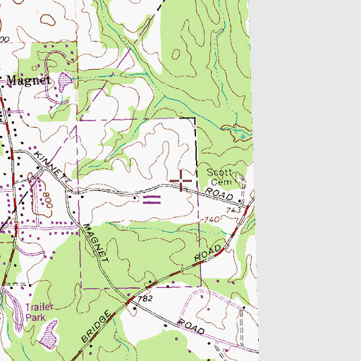 Topographic Map of Journey Baptist Church, GA