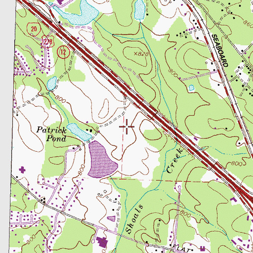 Topographic Map of Church in the Now, GA