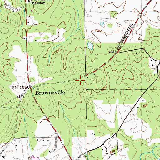 Topographic Map of Great Commission Fellowship, GA
