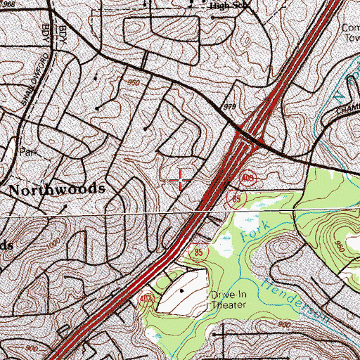 Topographic Map of Sophia Academy, GA