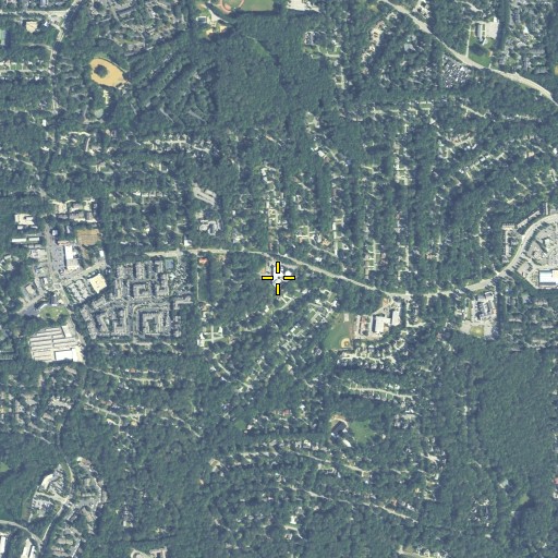 Aerial/Satellite Image of Temima High School, GA