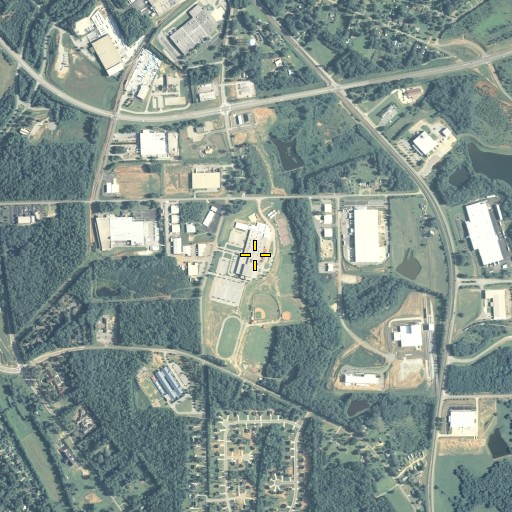 Aerial/Satellite Image of Spalding High School, GA