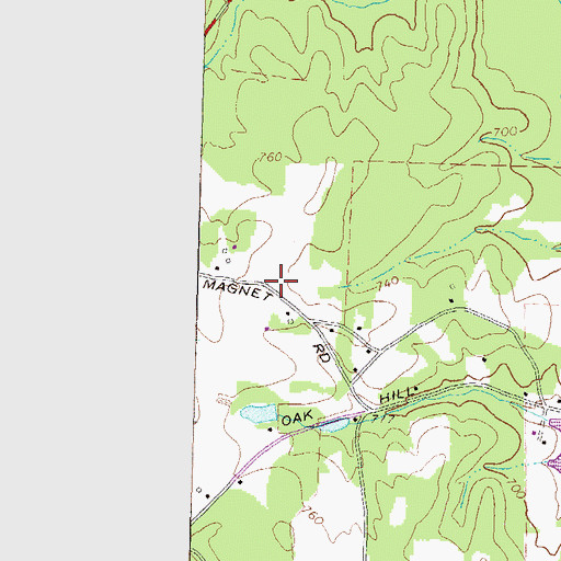 Topographic Map of Journey Baptist Church, GA