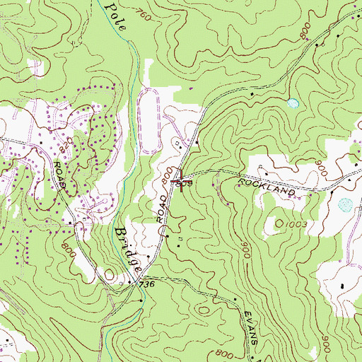 Topographic Map of DeKalb County Fire and Rescue Department Station 17, GA