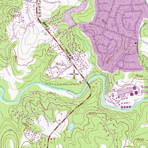 Topographic Map of Narvie Harris Elementary School, GA